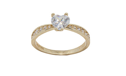 ANILLO DE COMPROMISO ORO 14K
