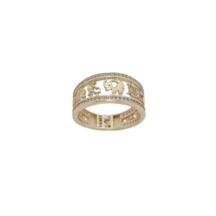ANILLO DE LA SUERTE ORO 14K