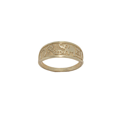 ANILLO DE LA SUERTE ORO 14K