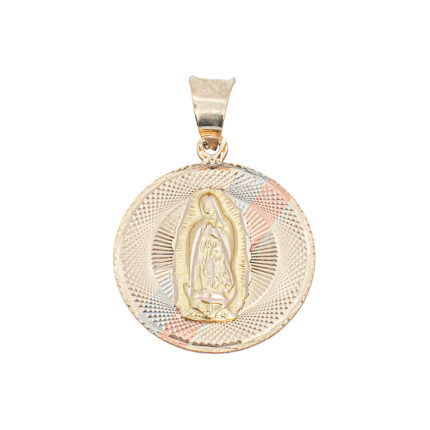 MEDALLA DE LA VIRGEN ORO 10K