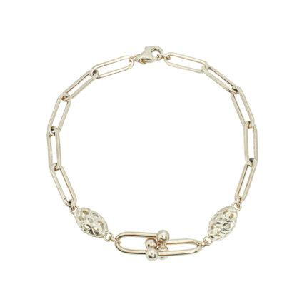 PULSERA PAPERCLIP ORO 10K