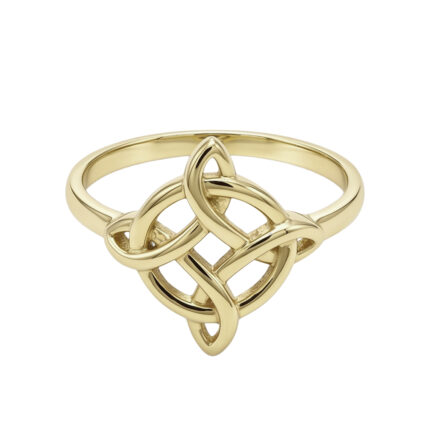 ANILLO NUDO DE BRUJA ORO 14K #8