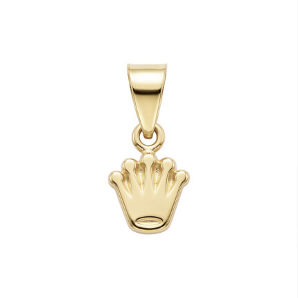 DIJE DE SILUETA CORONA ORO 10K