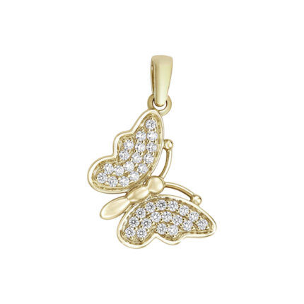 DIJE DE MARIPOSA ORO 10K