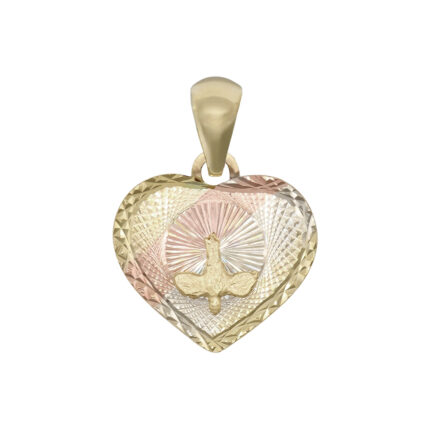 MEDALLA ESPIRITU SANTO DE ORO 10K