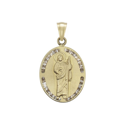 MEDALLA DE SAN JUDAS ORO 10K